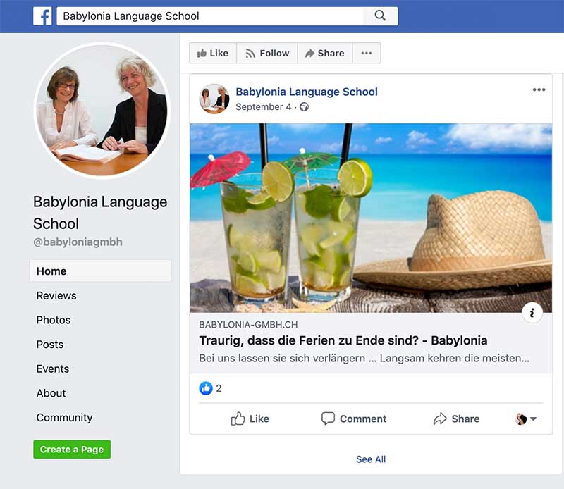 Babylonia Facebook